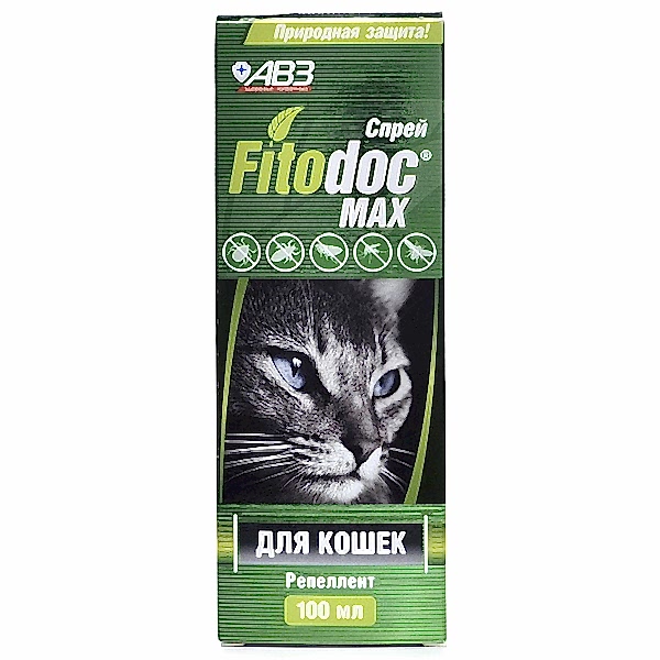FitoDoc МАХ спрей репеллентный для кошек 100мл