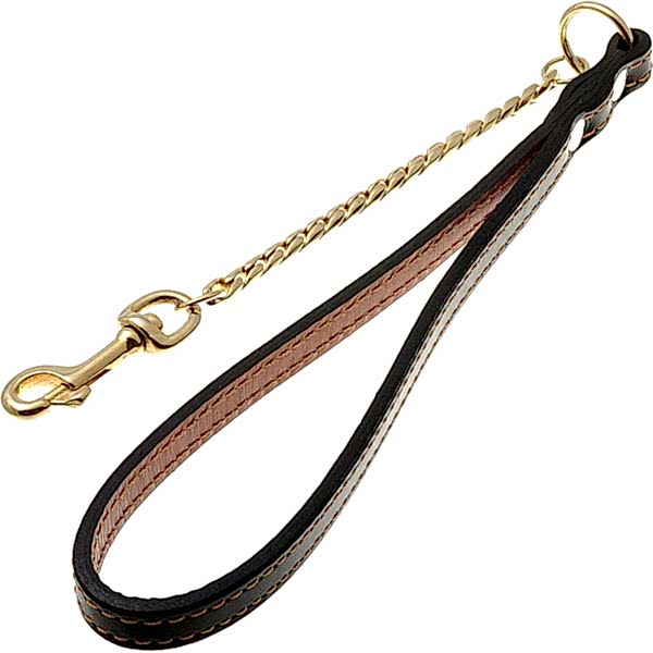 V.I.Pet Поводок-цепочка-кобра с/руч. позолоч. 2,5мм*40см