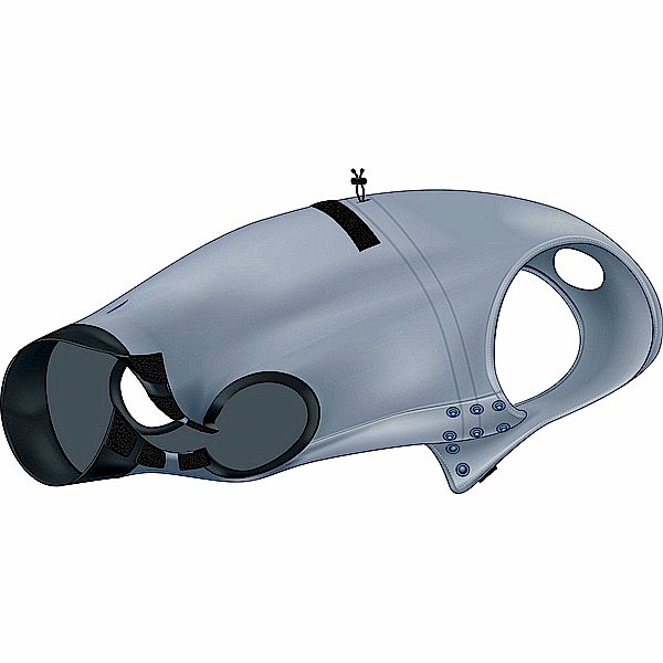 Trixie Защитная попона, L: 55 см, хлопок с эластаном, серый