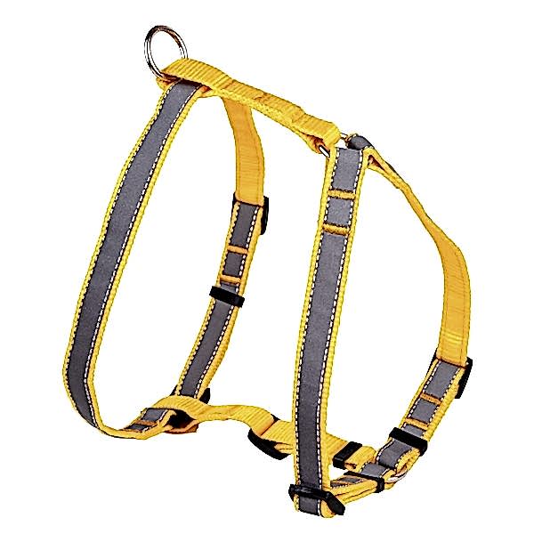 Шлейка желтая светоотражающая лента 2 см