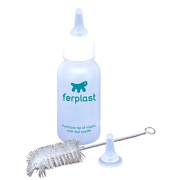 Ferplast Бутылка PA 5504 с соской и ершиком (средняя)