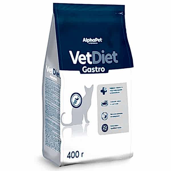 AlphaPet Vet Diet сух.корм д/кош.при острых расстройствах пищеварения, 400гр