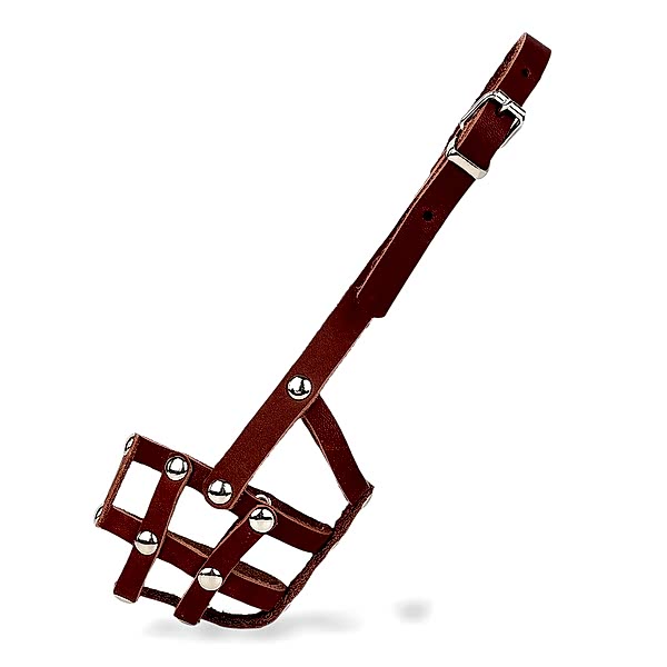 Намордник 18к коньячный