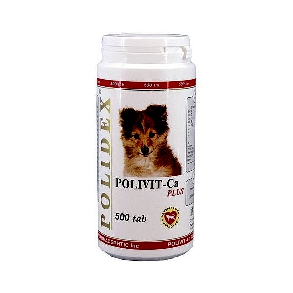 POLIDEX Поливит Кальций плюс 500таб