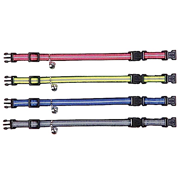 Trixie Ошейник для кошки с двойной застёжкой светоотражающий