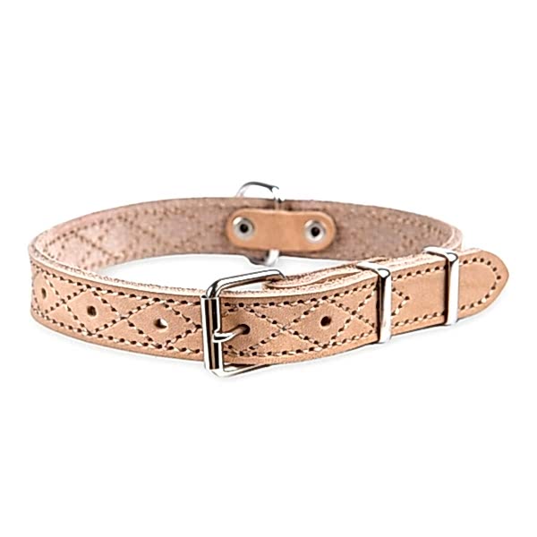 Ошейник Новара 20 мм натуральный