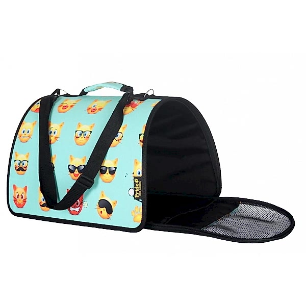 Pride сумка-переноска 37*22*21 Смайлы коты