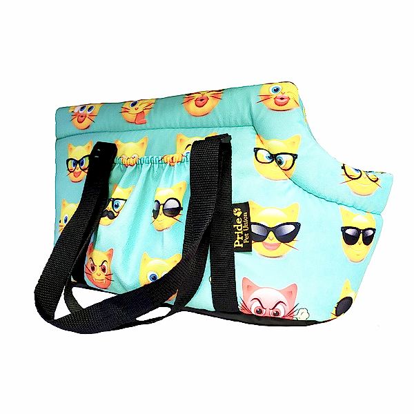 Pride сумка-переноска 48*26*26 Трэвел Смайлы Коты