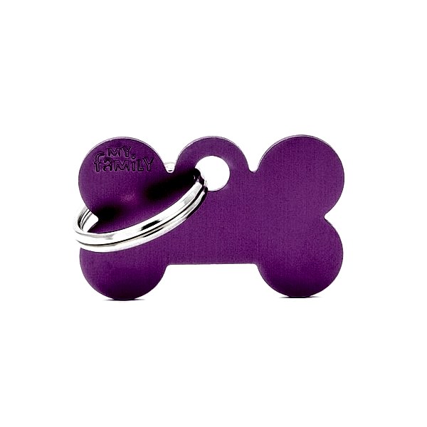 My family Адресник косточка фиолетовая малая