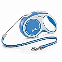 FLEXI Рулетка New COMFORT M трос 8 м до 20 кг, синий