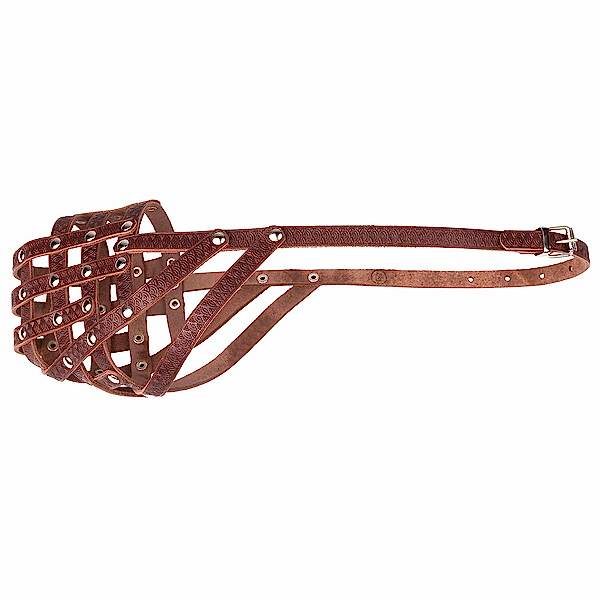 Наша РР Намордник №3 (35 см) д/пород овчарка,ротвейлер,амстафф,питбуль