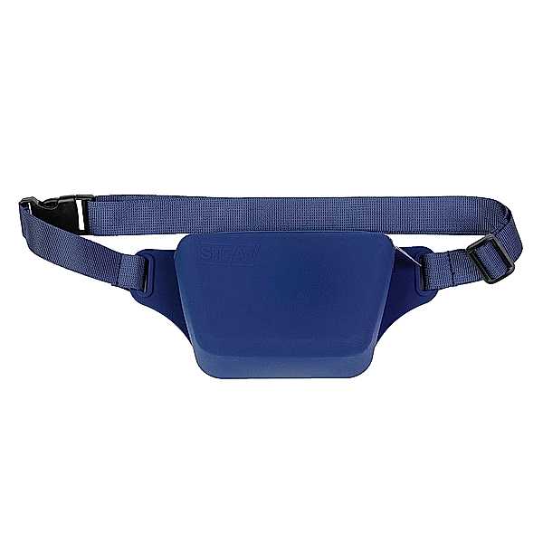 Stefan Сумочка на ремне с молнией д/лакомств силиконовая New, синий