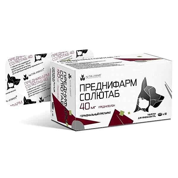 Преднифарм Солютаб 40 мг 10 табл.