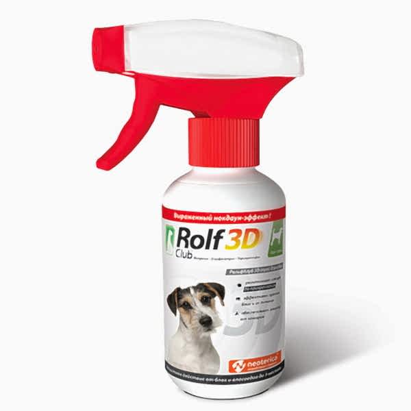 Рольф Клуб 3D СПРЕЙ пр/бл д/соб 200мл(фипронил)