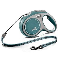 FLEXI Рулетка New COMFORT M трос 5 м до 20 кг, светло-голубой