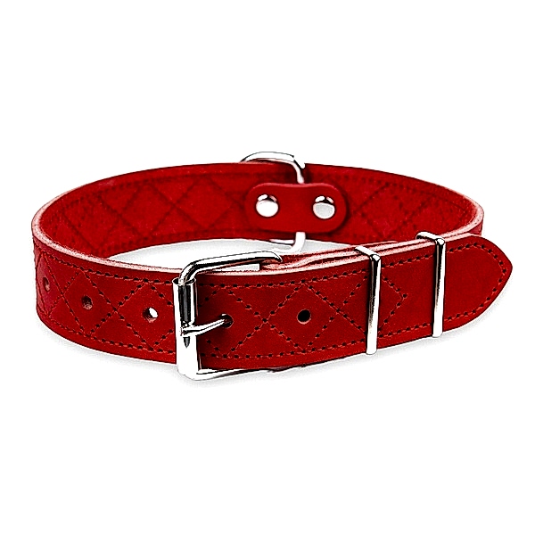Ошейник Новара 35 мм красный
