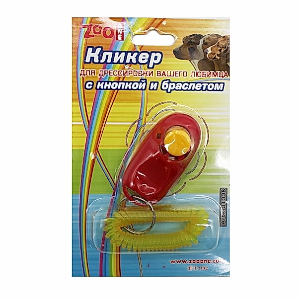 ZooOne кликер с кнопкой и браслетом КРАСНЫЙ