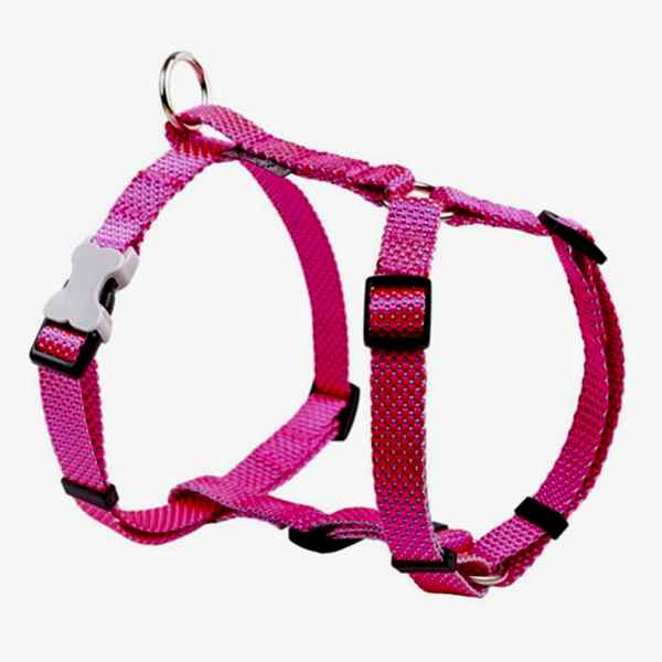 Шлейка Dog&Vogue NEO розовая 1,5 см