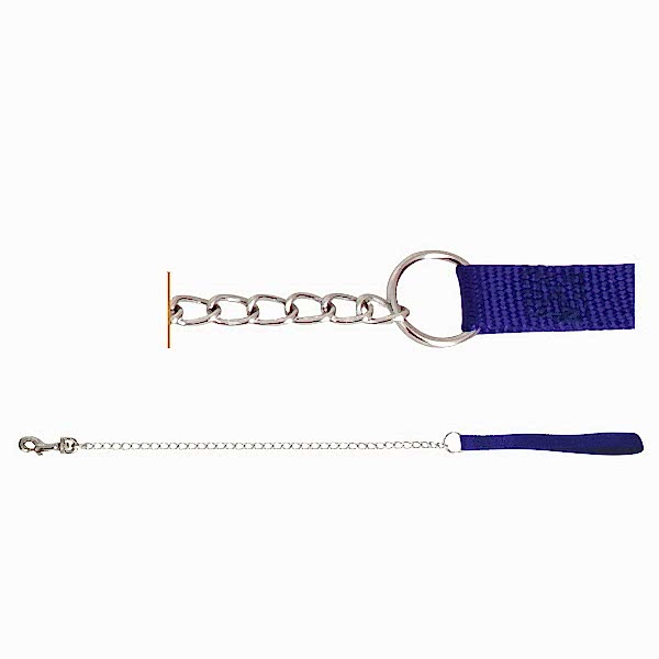 Triol Цепь-поводок нейлоновая ручка 3*110/12/ SHM 3011-1