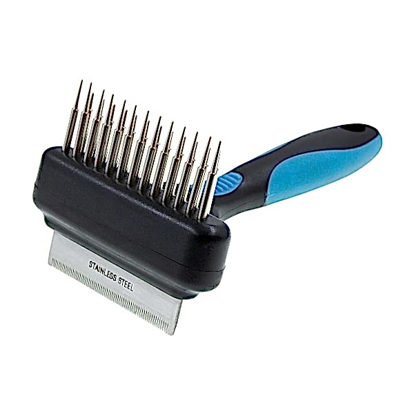 Грабли DeLIGHT двухсторон. двухрядн. плав. зуб с дешеддером 65 зуб.