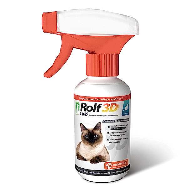 Рольф Клуб СПРЕЙ пр/бл д/кош 200мл(фипронил)